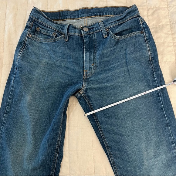 Levi's 541 Denim Dark Wash Straight Fit Jeans Size W30x L30 - Picture 12 of 15